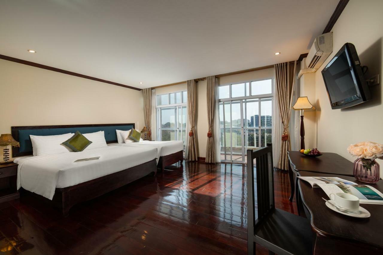 Vientiane Golden Sun Hotel Bagian luar foto